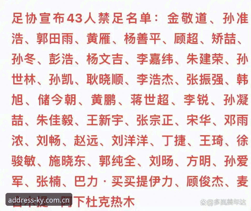 解读足协第三批禁足名单：8项终身禁赛与5年处罚背后的3大看点